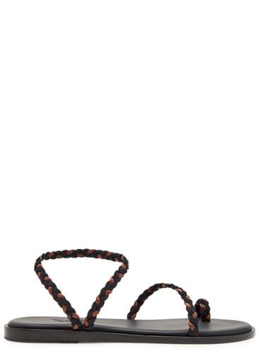 Elevated Eleftheria braided leather sandals by ANCIENT GREEK SANDALS