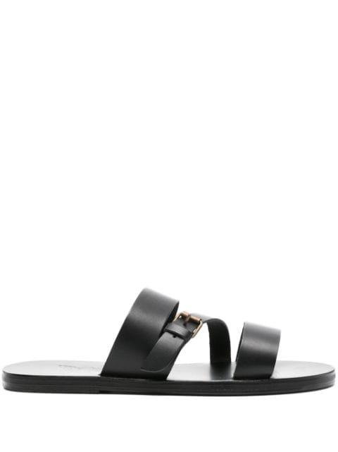 Ifiklis flat leather sandals by ANCIENT GREEK SANDALS