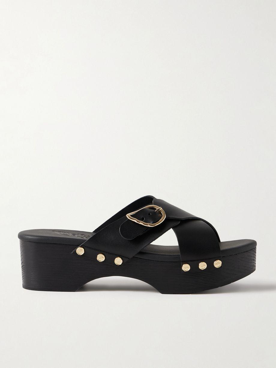 Marilisa Sabot buckled leather platform sandals by ANCIENT GREEK SANDALS