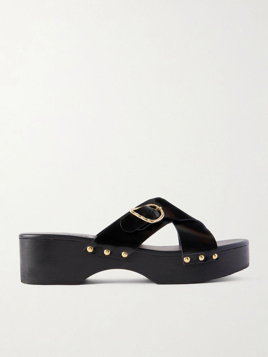 Marilisa Sabot studded leather clogs by ANCIENT GREEK SANDALS