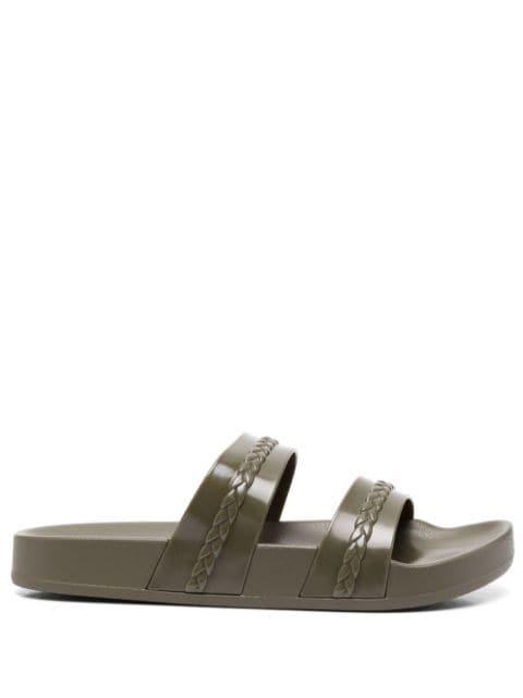 Meli double-strap slides by ANCIENT GREEK SANDALS