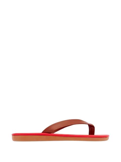 Saionara leather slides by ANCIENT GREEK SANDALS