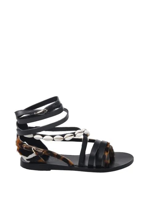 Satira shell-embellished sandals by ANCIENT GREEK SANDALS