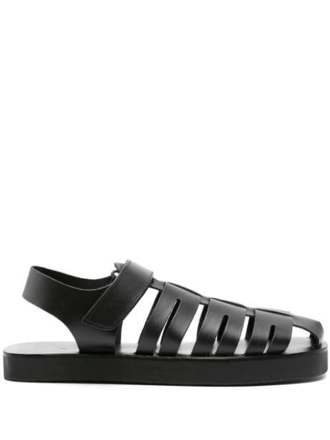Tilemachos flat leather sandals by ANCIENT GREEK SANDALS
