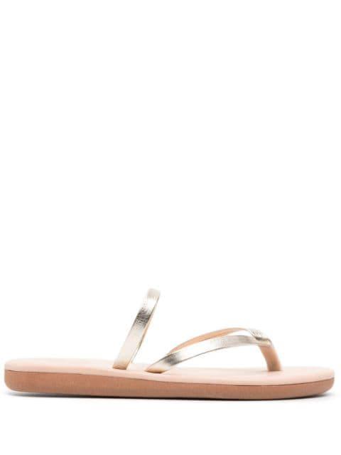 Vachetta leather flip flops by ANCIENT GREEK SANDALS