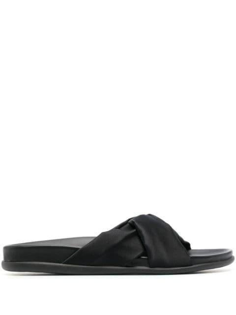 Whitney open-toe slides by ANCIENT GREEK SANDALS