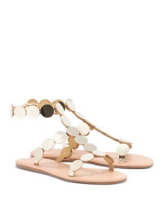 Women's Triton Mirror Gold Sandals by ANCIENT GREEK SANDALS