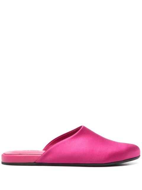 satin slippers by ANCIENT GREEK SANDALS