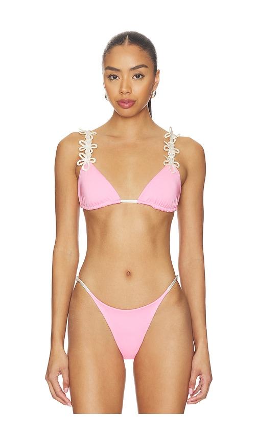 Ancora Fiori Bikini Top in Pink by ANCORA