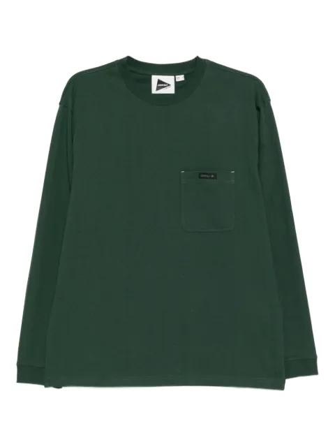 Green Gramicci Backprint LS t-shirt by AND WANDER