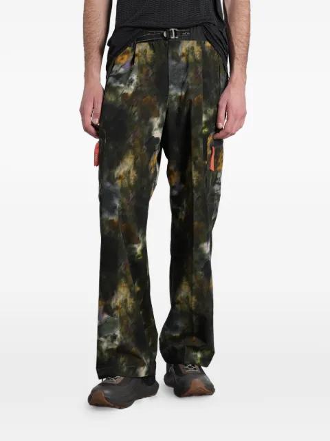 Roa tie-dye cargo pants by AND WANDER
