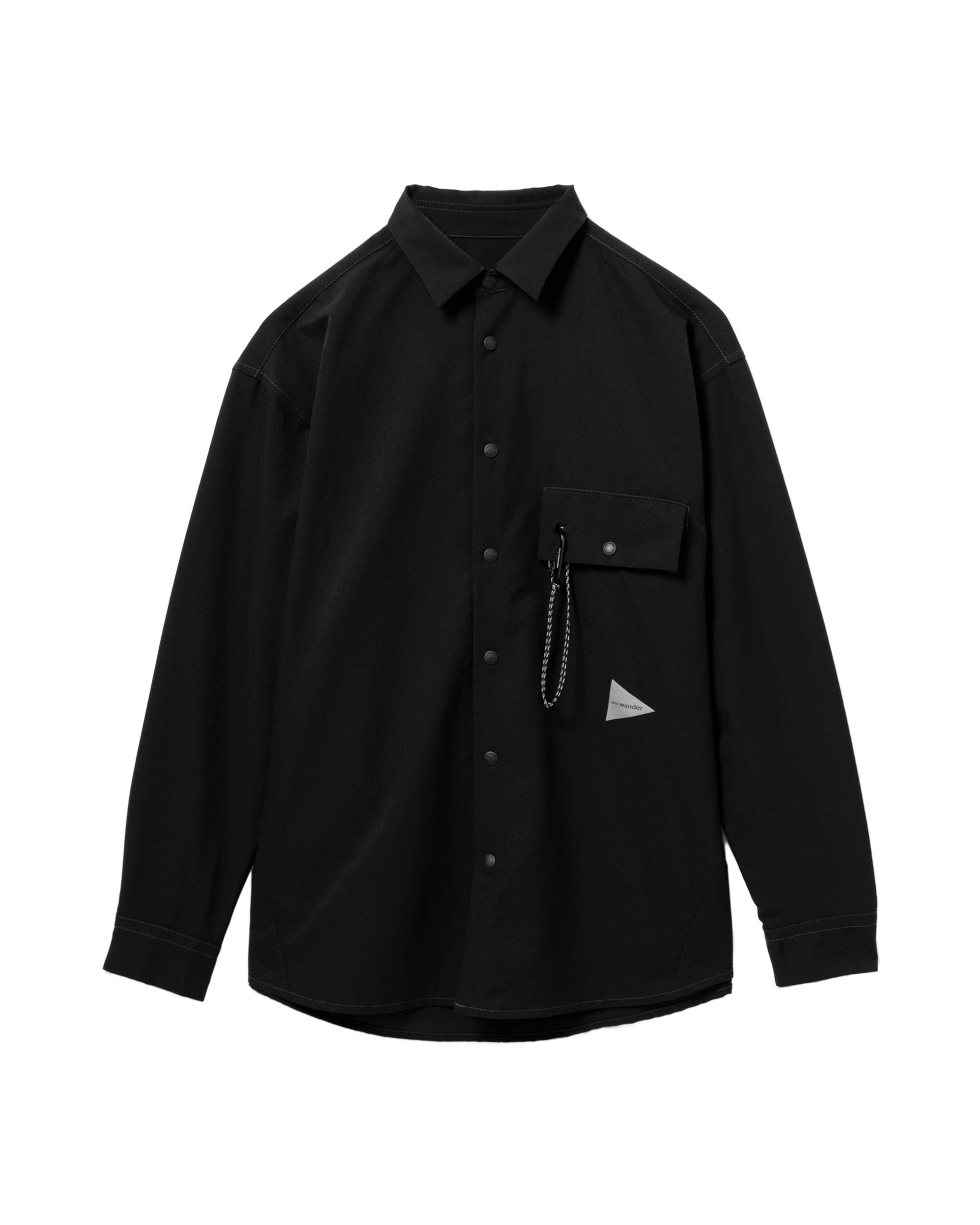 Utility-pocket shirt by AND WANDER