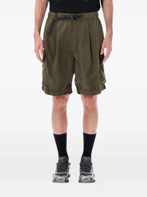 carabiner-detail cargo shorts by AND WANDER