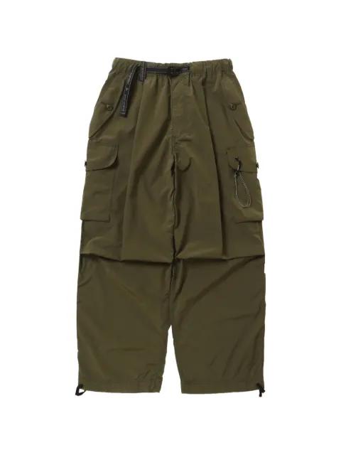 cargo loose trousers by AND WANDER