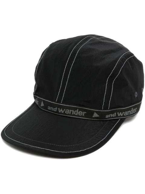 jacquard-tape cap by AND WANDER