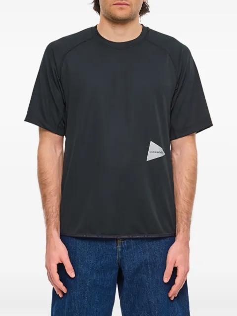 logo-print T-shirt by AND WANDER