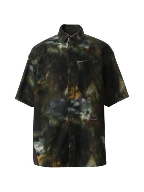 pocket print shirt by AND WANDER