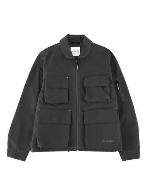 pocket zip jacket by AND WANDER