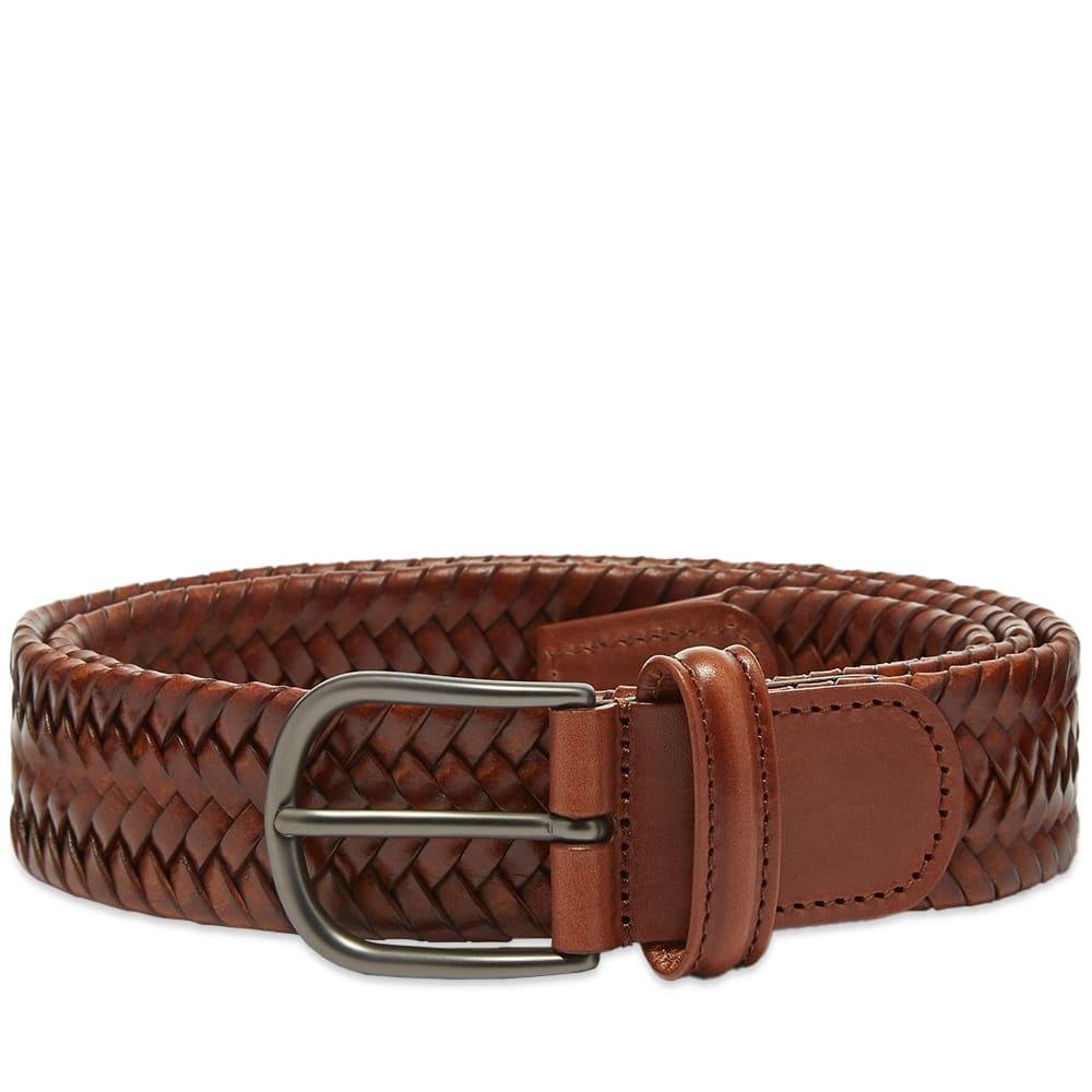 Anderson's Stretch Woven Leather Belt by ANDERSON'S