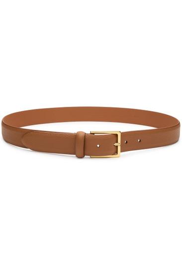 Grained leather belt by ANDERSONS BELTS