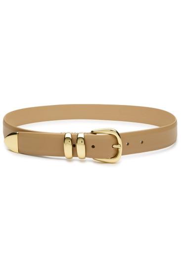 Grained leather belt by ANDERSONS BELTS