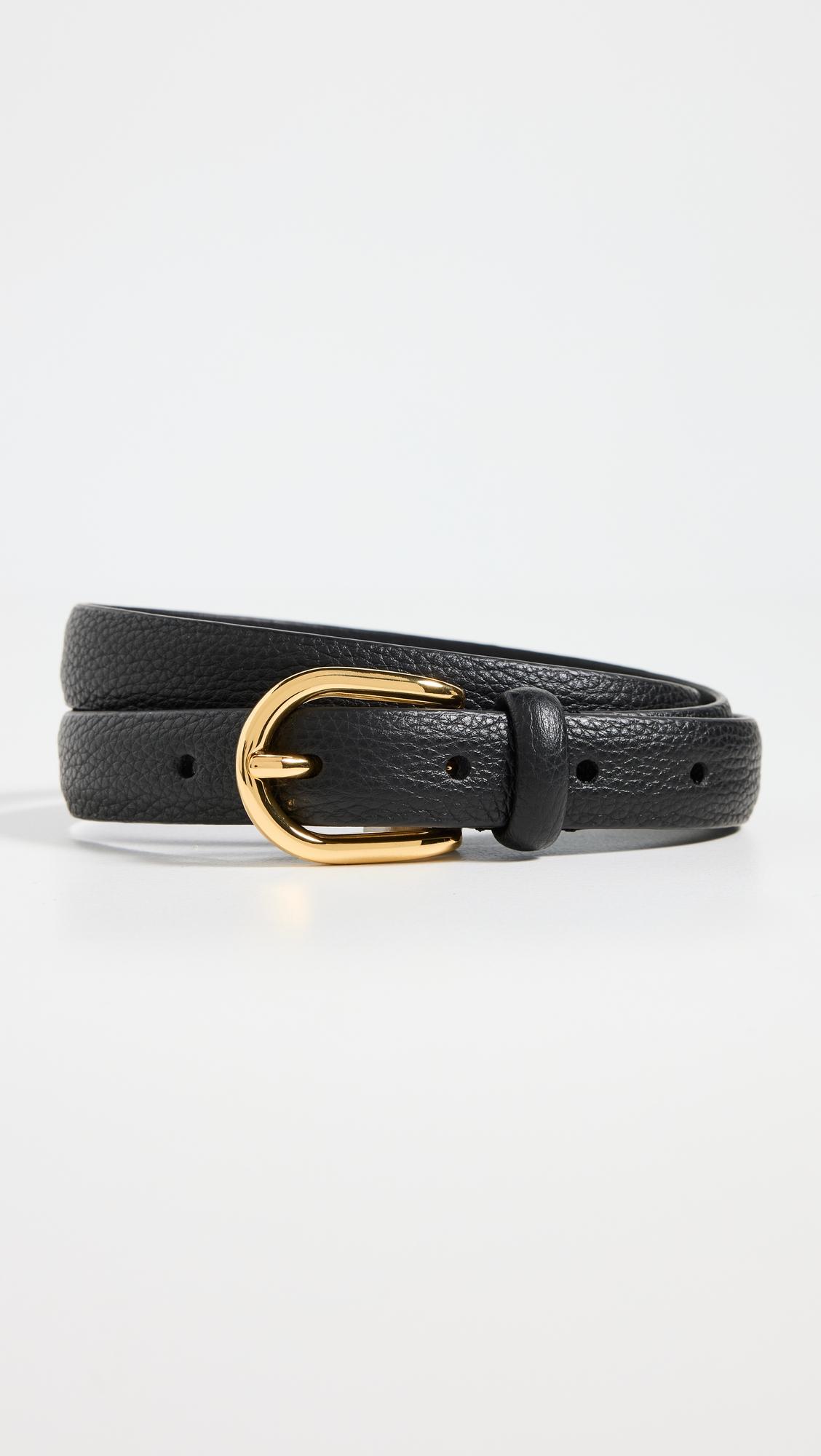 Skinny Soft Grained Leather Belt by ANDERSON'S