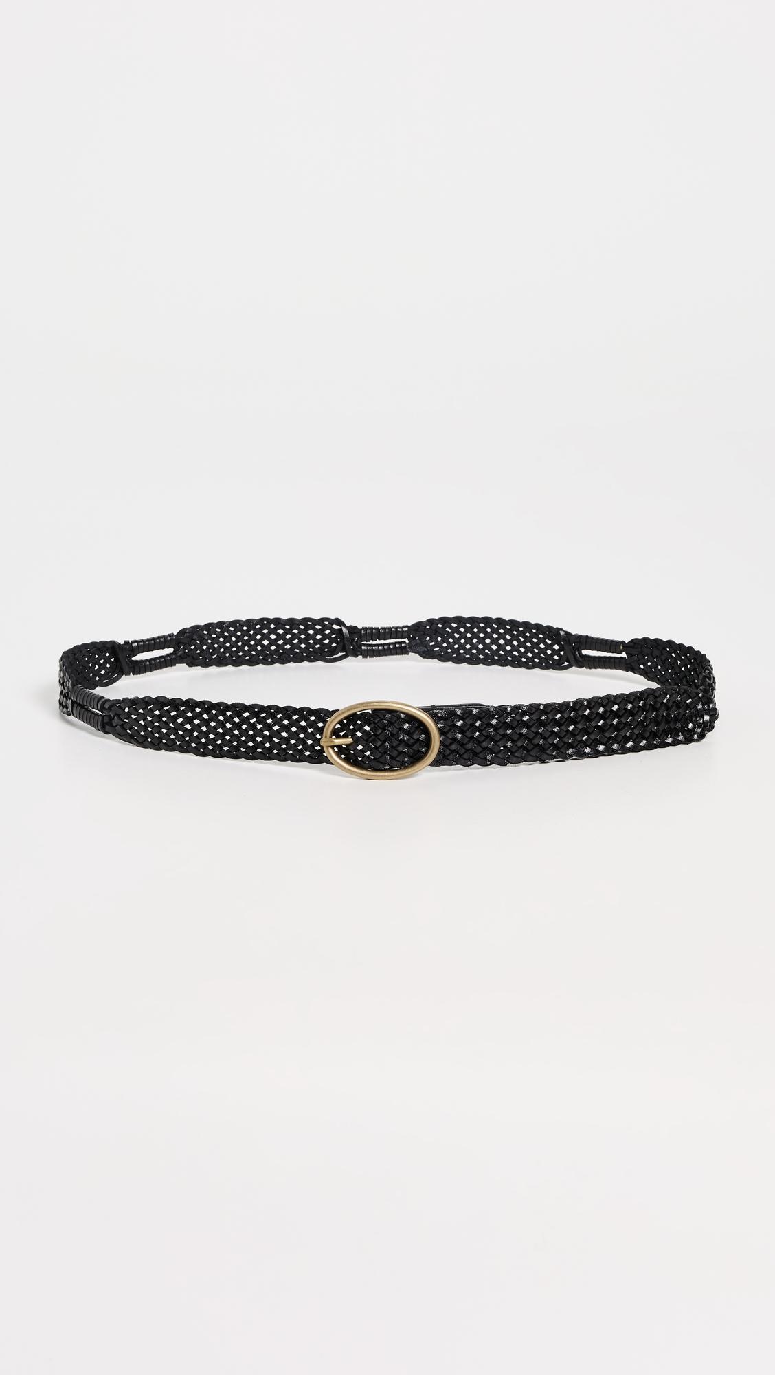Slim Wrapped Hand Woven Leather Belt by ANDERSON'S