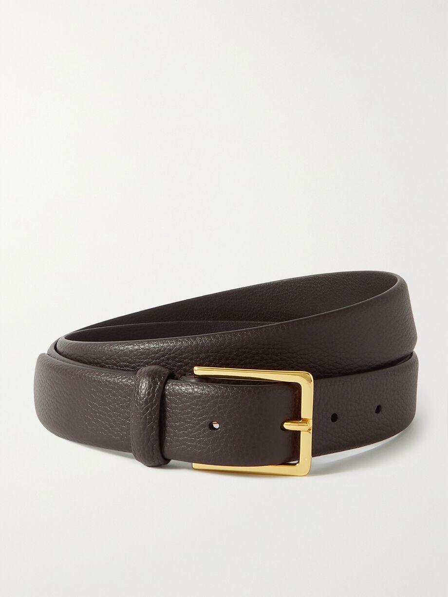 Textured-leather belt by ANDERSON'S