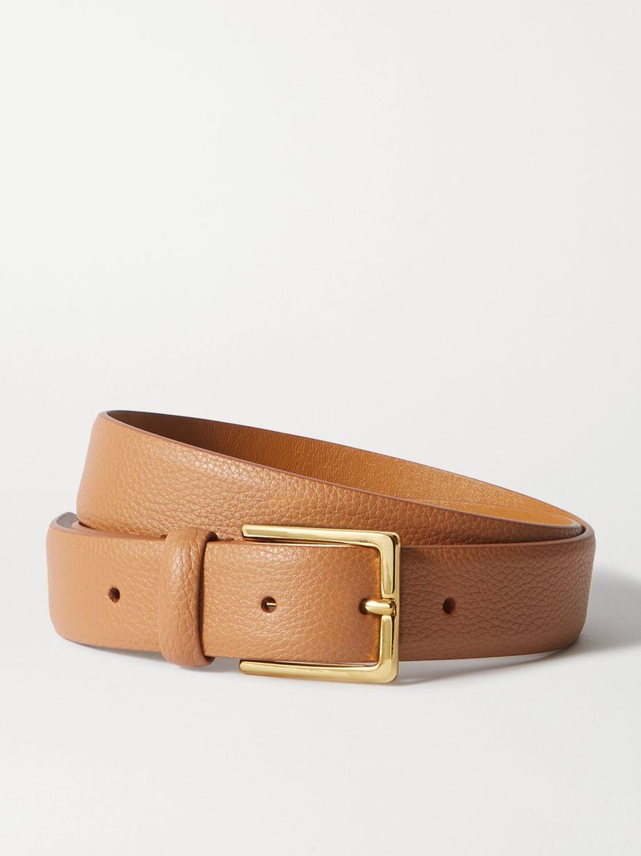 Textured-leather belt by ANDERSON'S