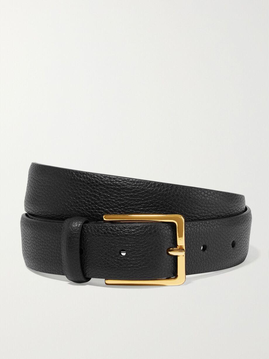 Textured-leather belt by ANDERSON'S