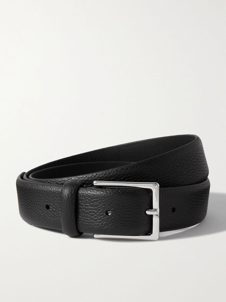 Textured-leather belt by ANDERSON'S