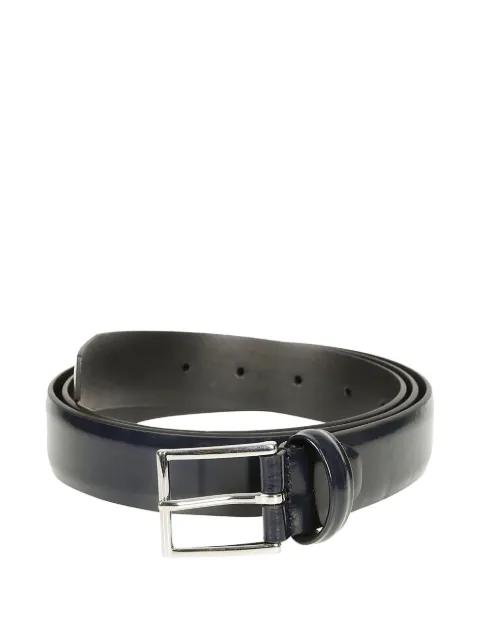 brushed-finish leather belt by ANDERSON'S