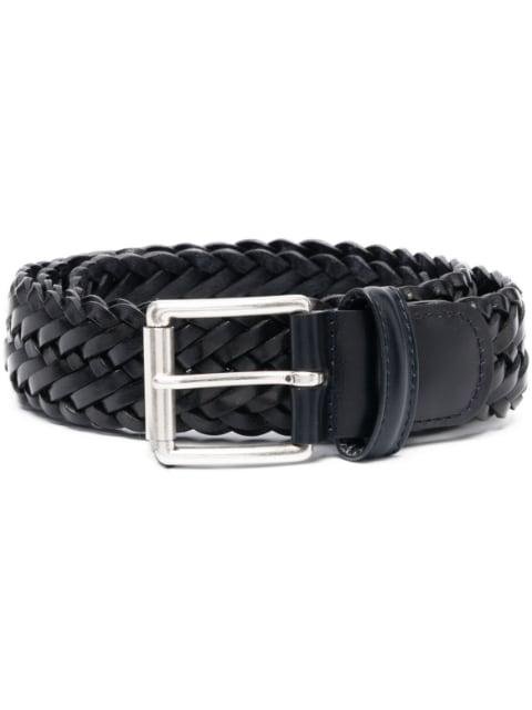 interwoven-design leather belt by ANDERSON'S