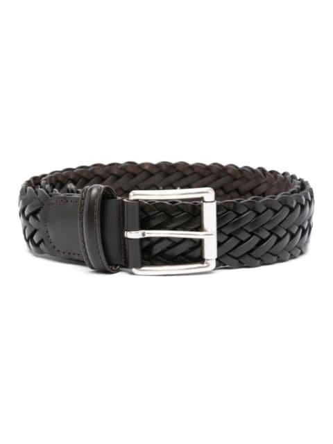 interwoven leather belt by ANDERSON'S