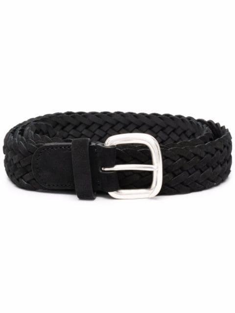 leather interwoven belt by ANDERSON'S