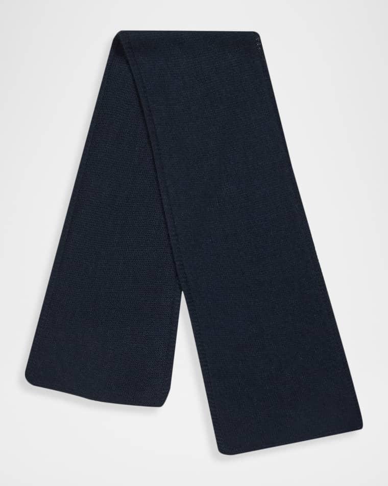 Men's Muskox Knitted Scarf by ANDERSON&SHEPPARD