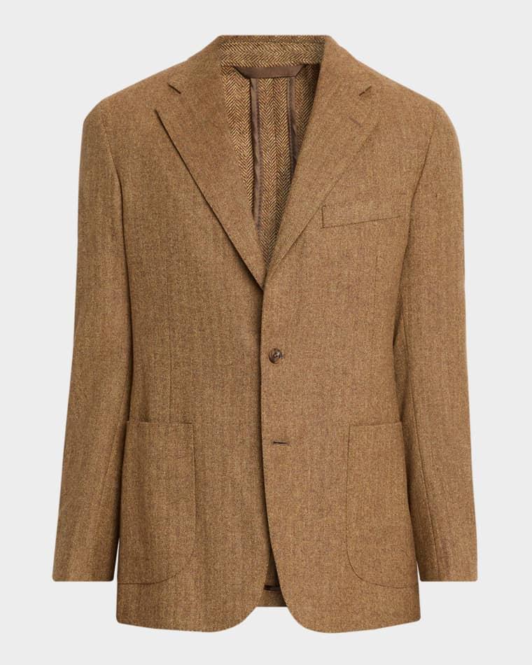 Men's Unstructured Single-Breasted Sport Coat by ANDERSON&SHEPPARD
