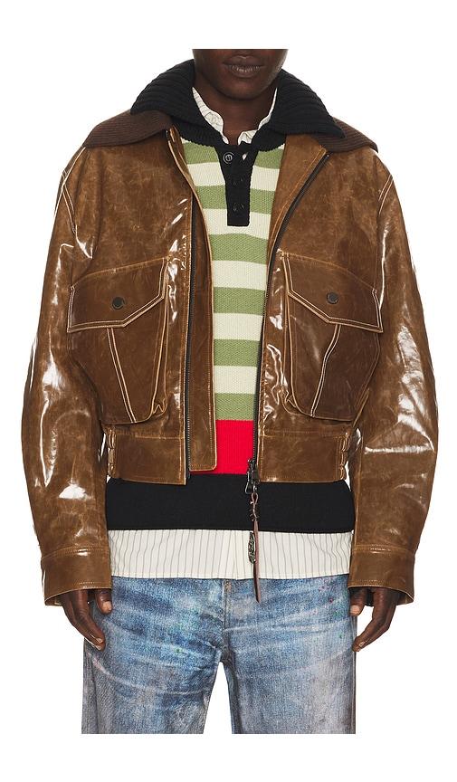 Andersson Bell Mikoos 26 Bomber Jacket in Brown by ANDERSSON BELL