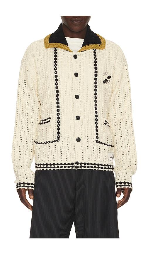 Andersson Bell Unisex New Fantasia Collar Cardigan in Cream by ANDERSSON BELL