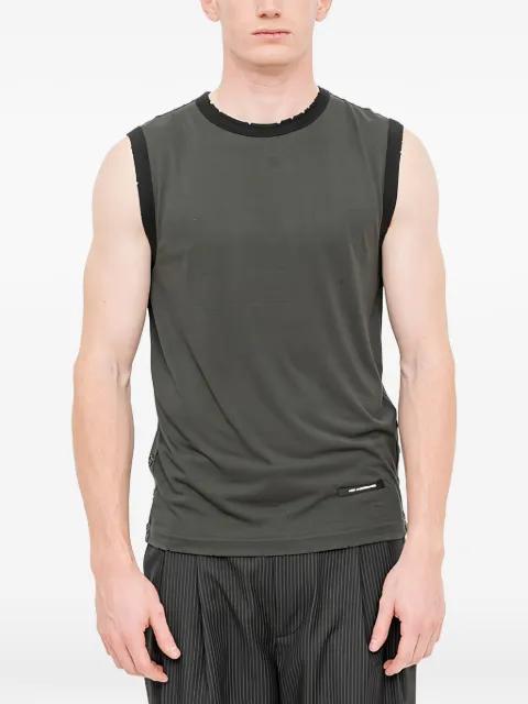 Brit damaged sleeveless T-shirt by ANDERSSON BELL