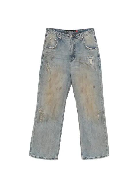 Destroyed wide-leg jeans by ANDERSSON BELL