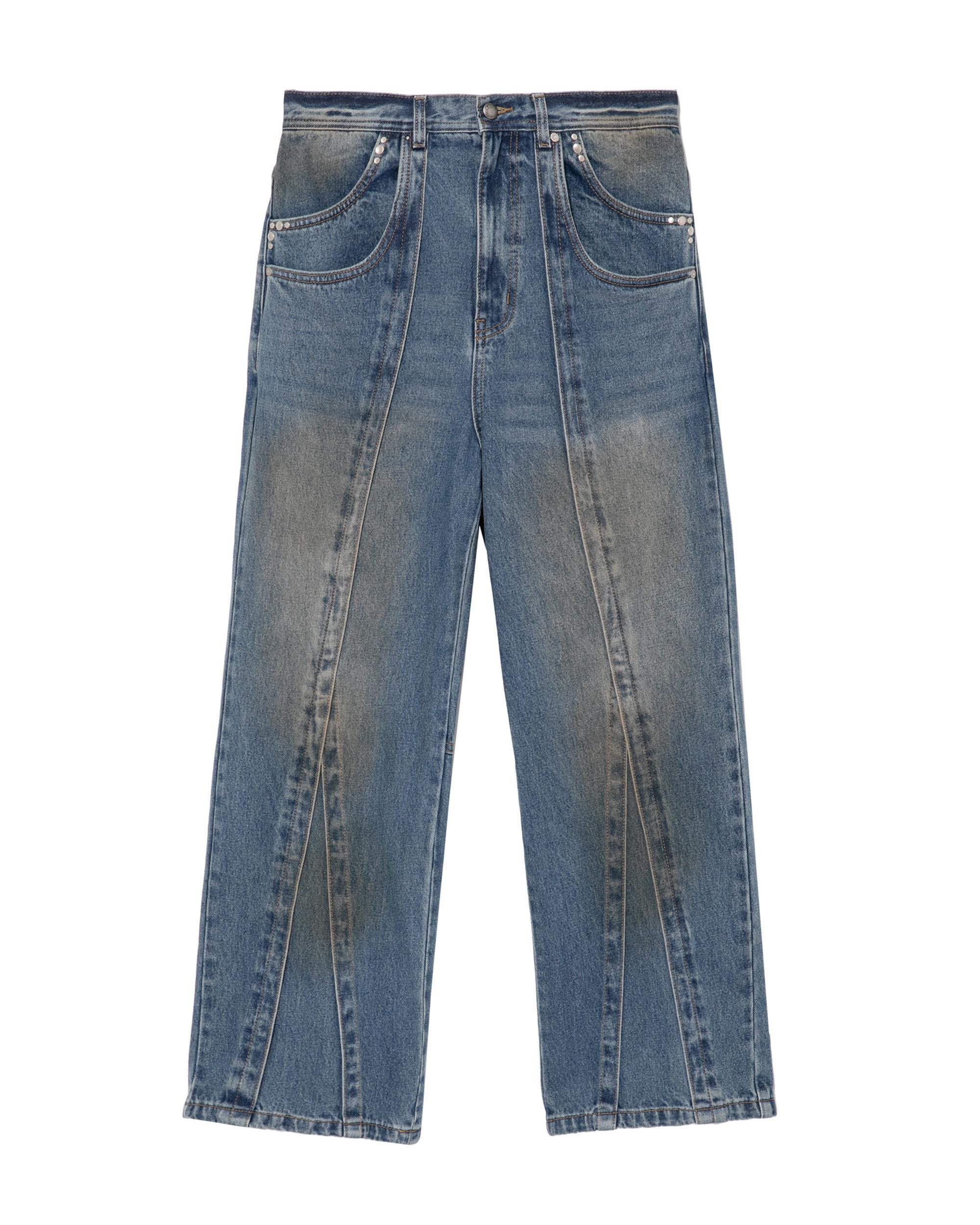 Layered wide leg jeans by ANDERSSON BELL