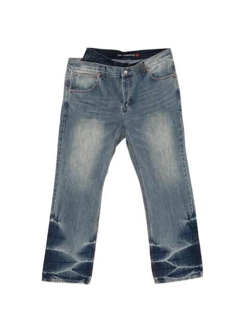 asymmetric layered jeans by ANDERSSON BELL