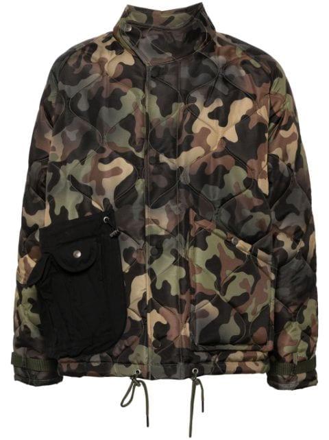 camouflage quilted jacket by ANDERSSON BELL