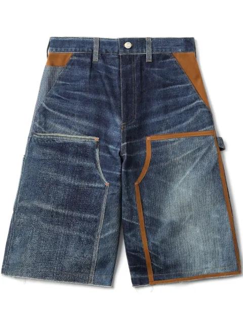 cotton denim shorts by ANDERSSON BELL