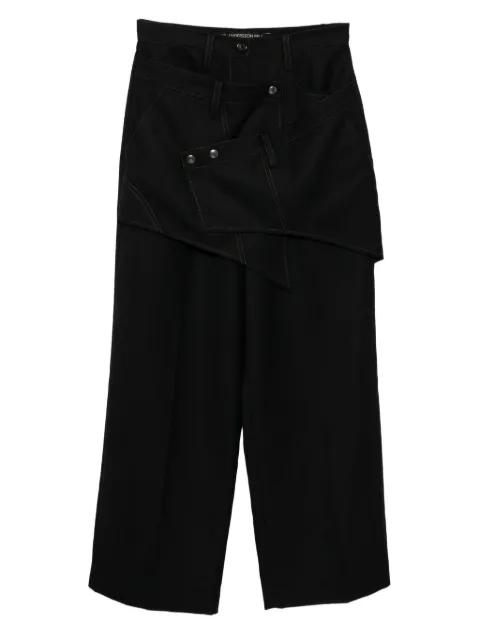 crossover-wrap trousers by ANDERSSON BELL