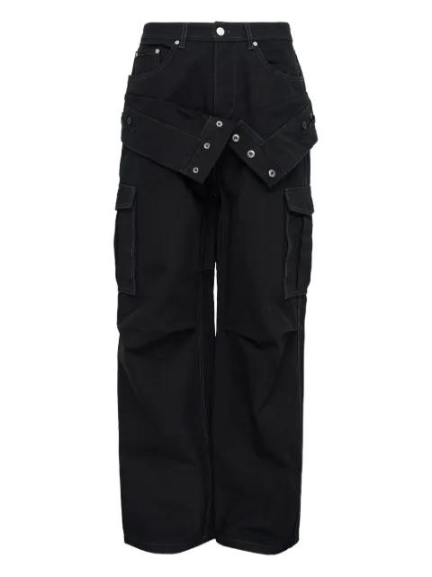 double-waist cargo jeans by ANDERSSON BELL