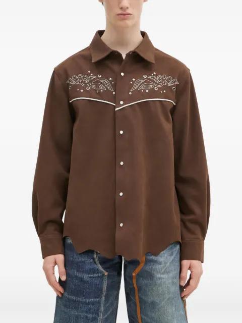 embroidered yoke shirt by ANDERSSON BELL