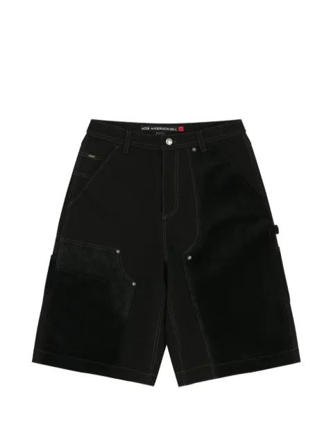 floral print denim shorts by ANDERSSON BELL