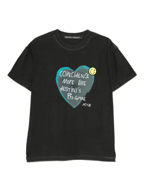 heart slogan-print T-shirt by ANDERSSON BELL